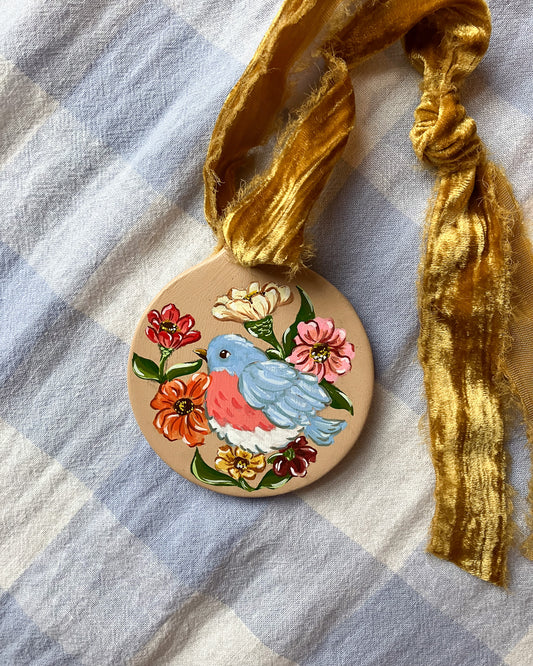 Bluebird Christmas Ornament