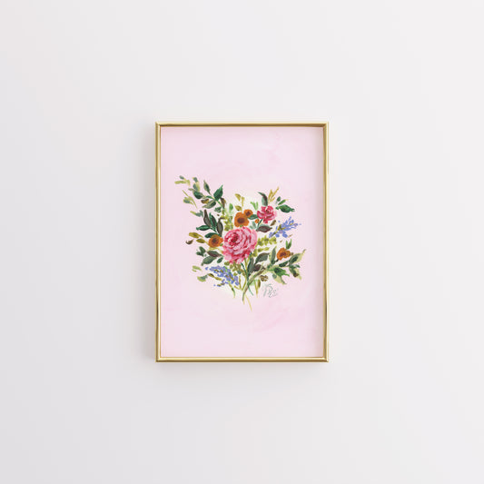 Soft Pink Rose - Fine Art Print