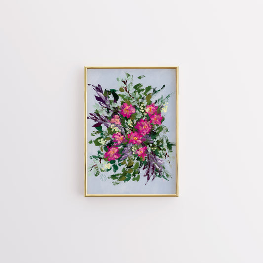 Purple Peonies - Fine Art Print