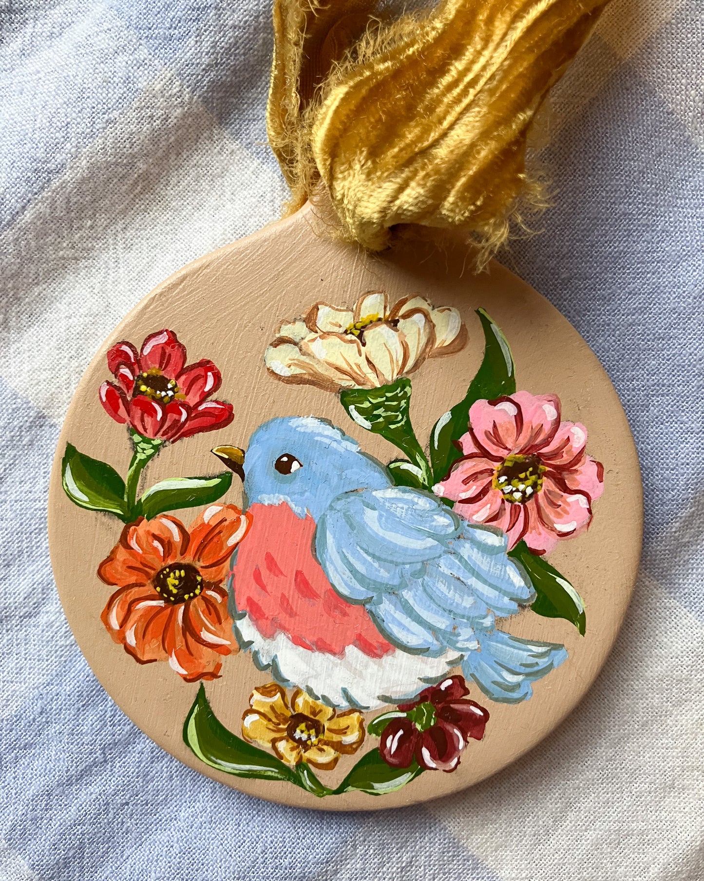 Bluebird Christmas Ornament