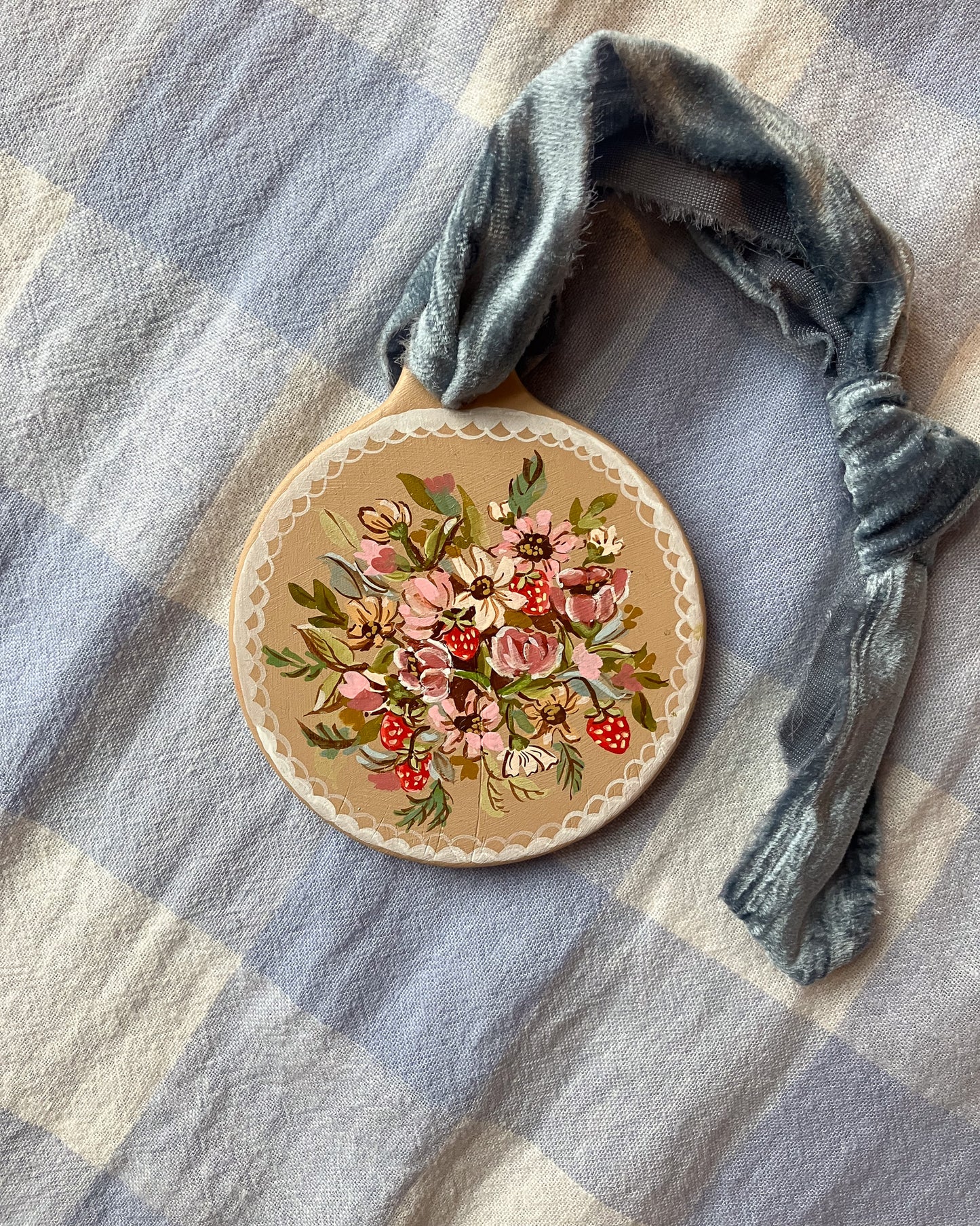 Zinnias Christmas Ornament