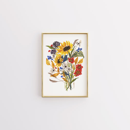 Sunflower Dance - Fine Art Print